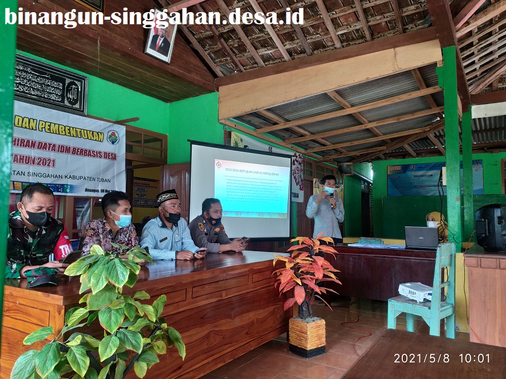 Sosialisasi dan Pembentukan Tim Pokja Relawan SDGs Desa Binangun Kecamatan Singgahan Kabupaten Tuban